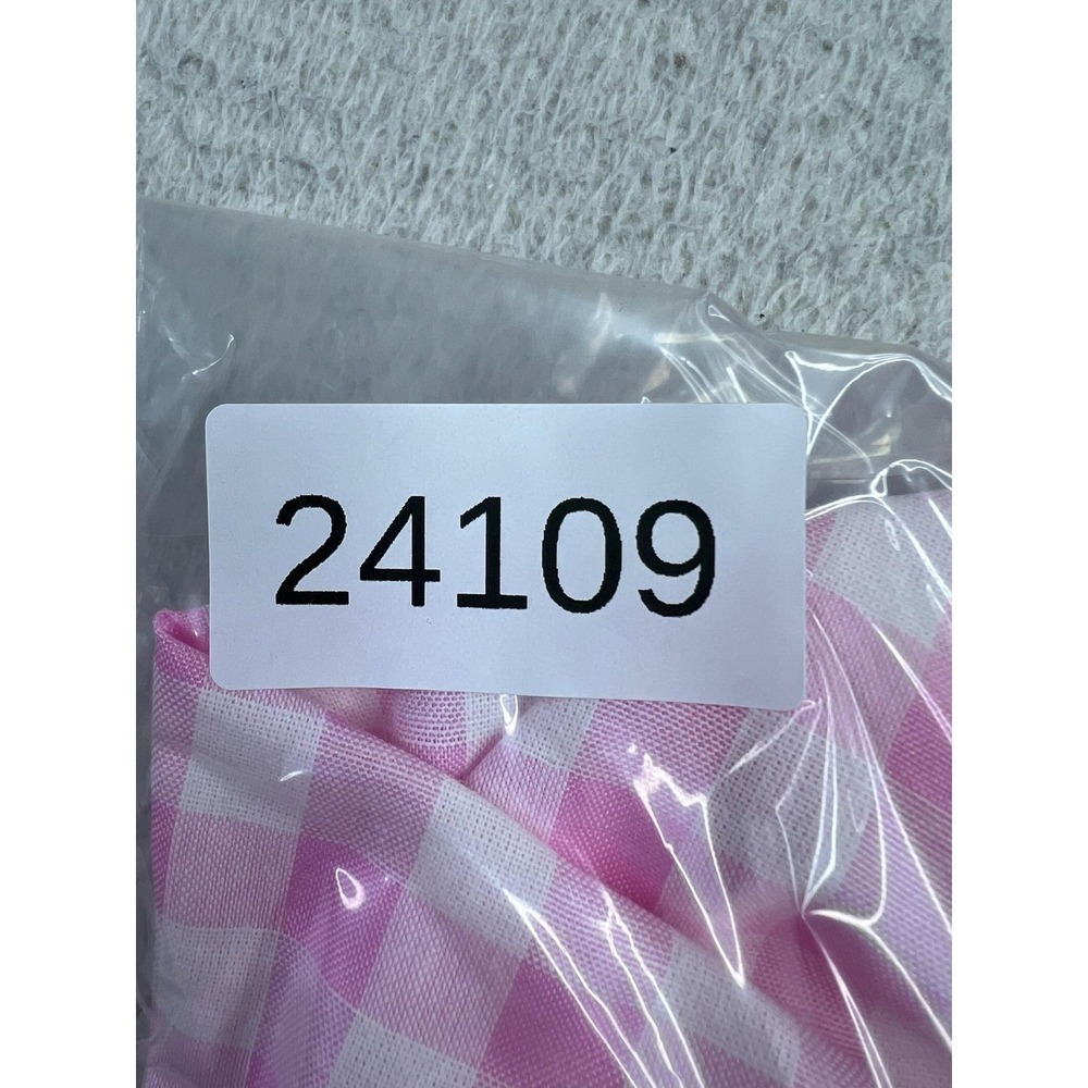 Magnolia‎ Place Pink Check Suspender A-Line Skirt Womens Medium Gingham Zip - Picture 11 of 11